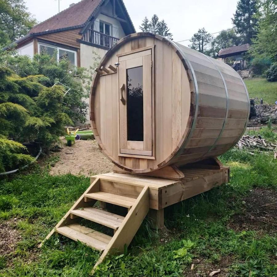 Chalet Chaleureux A Louatre Avec Piscine Partagee Екстер'єр фото